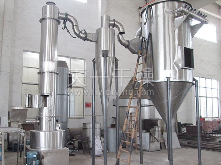 Application site of flash dryer