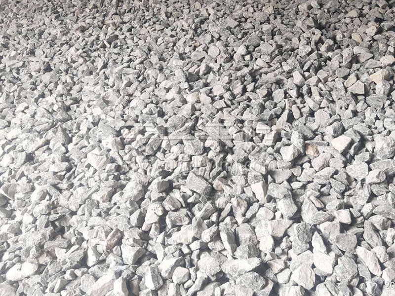 After drying calcium bicarbonate